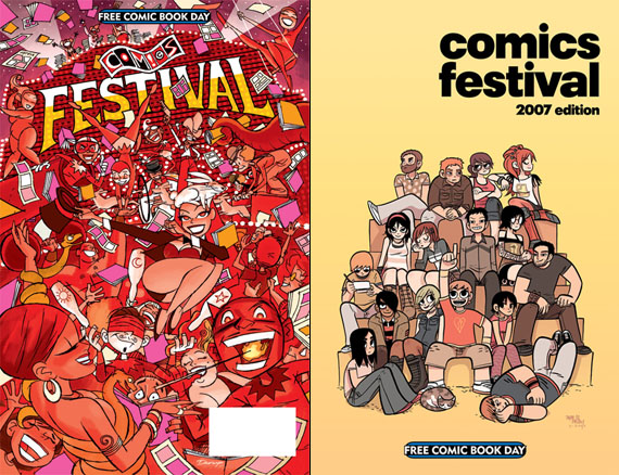 Darwyn and Mal's Covers for Comics Festival