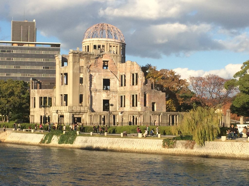 The Atomic Bomb Dome is a ruin left largely intact as a reminder of the devestation of the war. After visiting the museum, I sat for a long time directly across the river from this monument. 